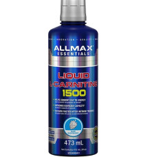 Жироспалювач для спорту AllMax Nutrition Liquid L-Carnitine 473 ml /31 servings/ Blue Raspberry