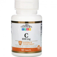 Вітамін C 21st Century Vitamin C 1000 mg 60 Tabs