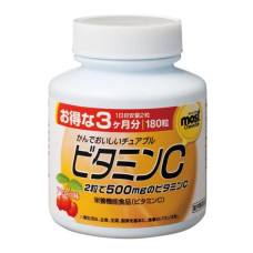 Вітамін C Orihiro Vitamin C 180 Chewable Tabs Cherry