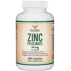 Мікроелемент Цинк Double Wood Zinc Picolinate 50 mg 300 Caps