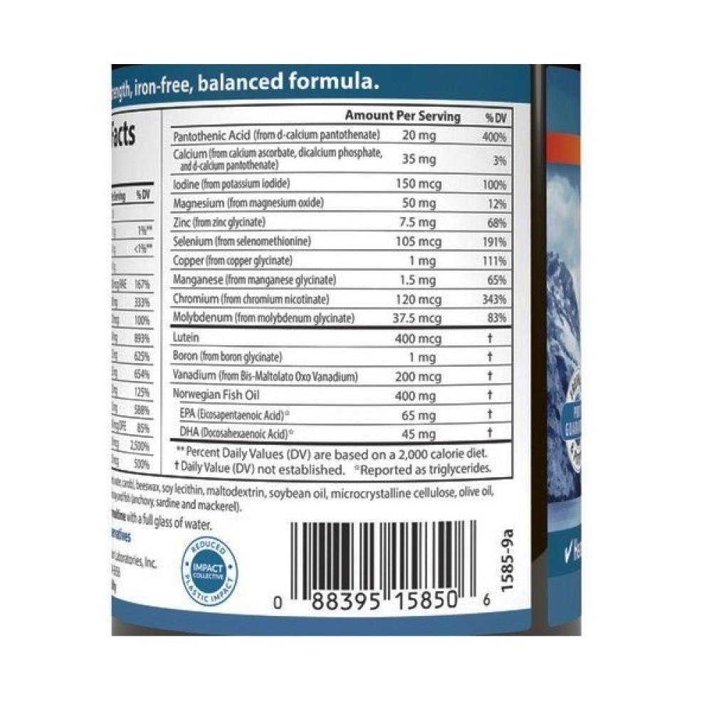 Омега 3 Carlson Labs Multi + Omega 3 60 Soft Gels
