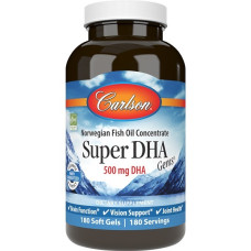 Омега 3 Carlson Labs Super DHA Gems 500 mg 180 Soft Gels