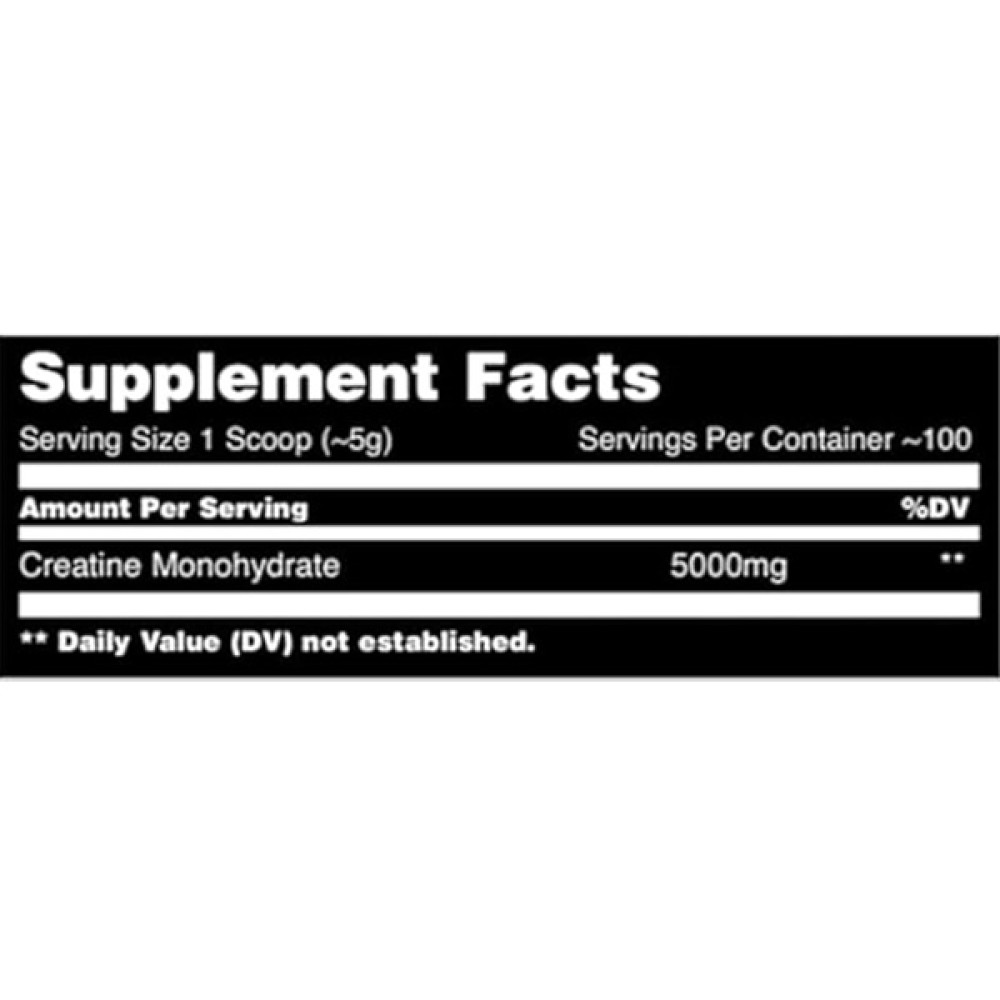 Креатин моногідрат Universal Nutrition Animal Micronized Creatine, Monohydrate Powder 500 g /100 servings/ Unflavored