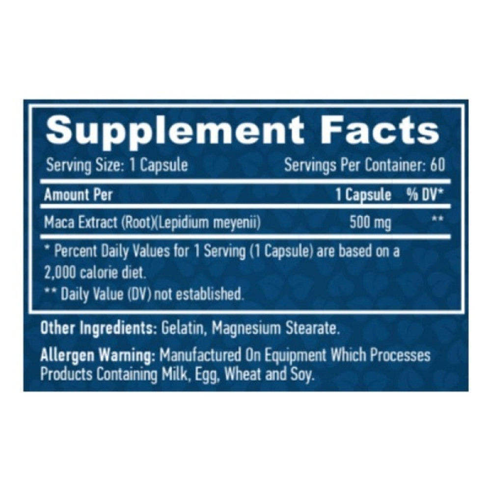Мака Haya Labs Maca 500 mg 60 Caps