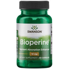 Комплекс для травлення Swanson BioPerine 10 mg 60 Caps