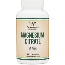 Мікроелемент Магній Double Wood Magnesium Citrate 800 mg 180 Caps