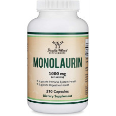 Натуральна добавка для імунітету Double Wood Monolaurin 1000 mg 210 Caps