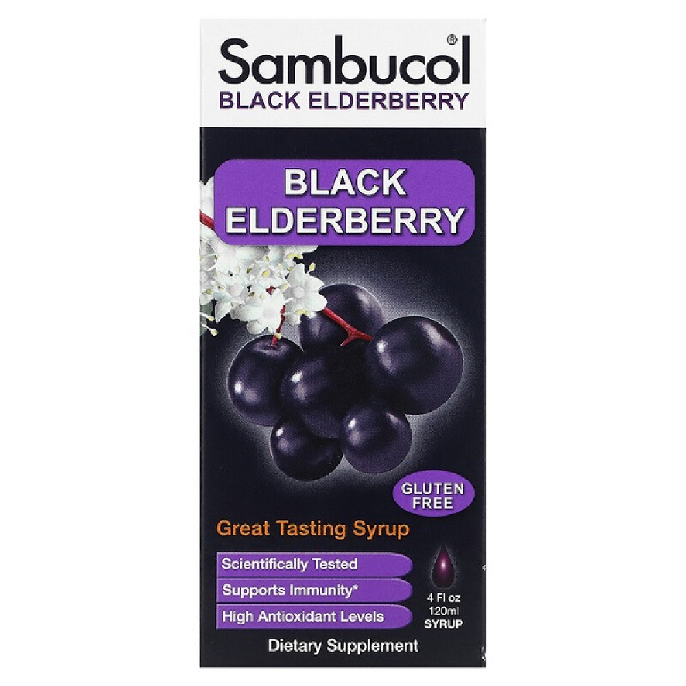 Бузина Sambucol Black Elderberry 120 ml /12 servings/