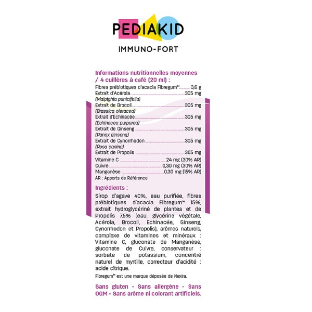 Комплекс для профілактики імунної системи у дітей Pediakid Комплекс 