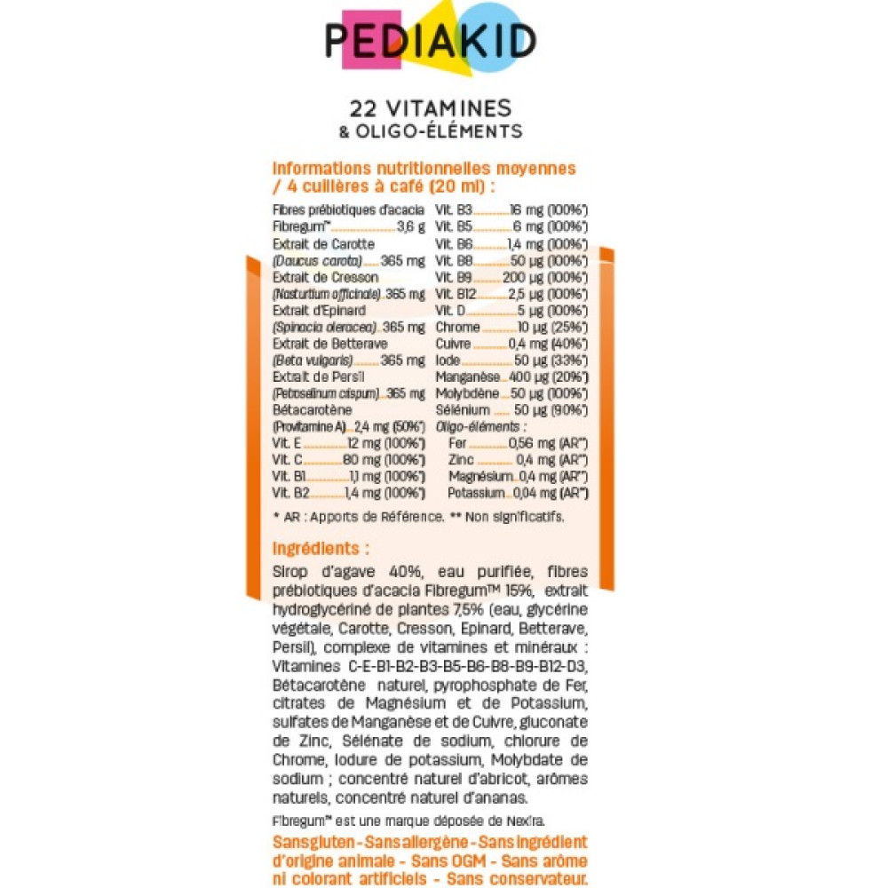 Вітамінно-мінеральний комплекс для дітей Pediakid Комплекс 