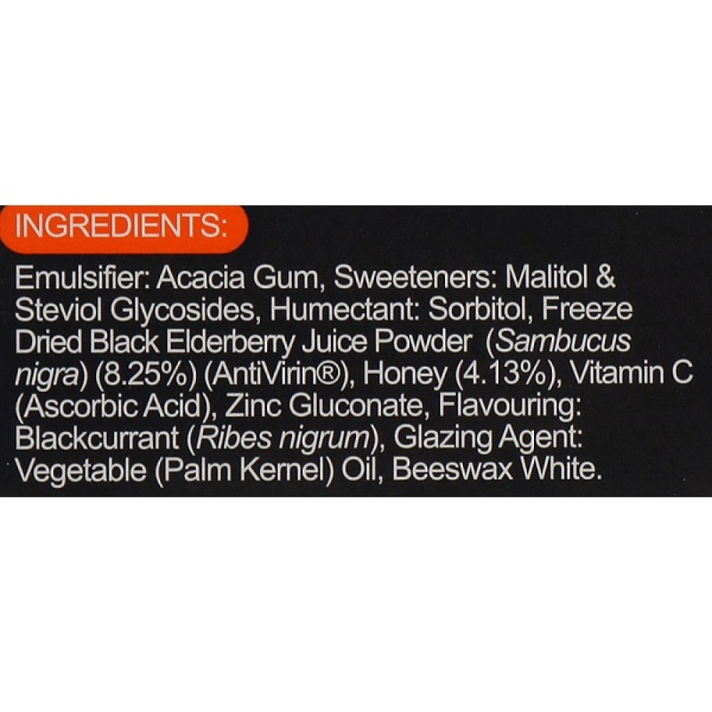 Бузина Sambucol Black Elderberry Immuno Forte 20 Pastilles