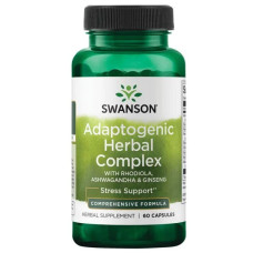 Суміш екстрактів Swanson Adaptogenic Herbal Complex 60 Caps