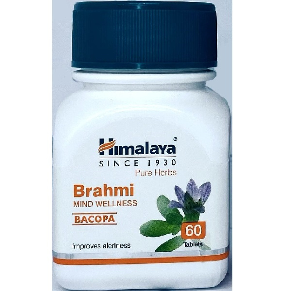 Комплекс для профілактики нервової системи Himalaya Brahmi 60 Tabs