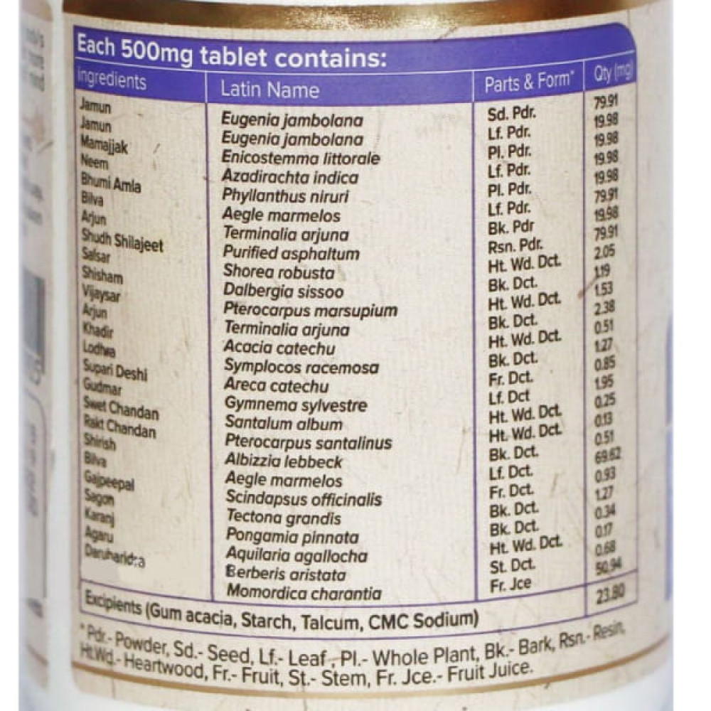 Комплекс для профілактики печінки Maharishi Ayurveda Glucomap 60 Tabs