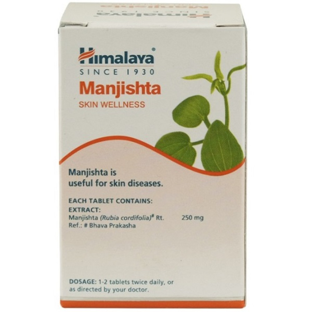 Комплекс для профілактики тиску та кровообігу Himalaya Manjishta 60 Tabs