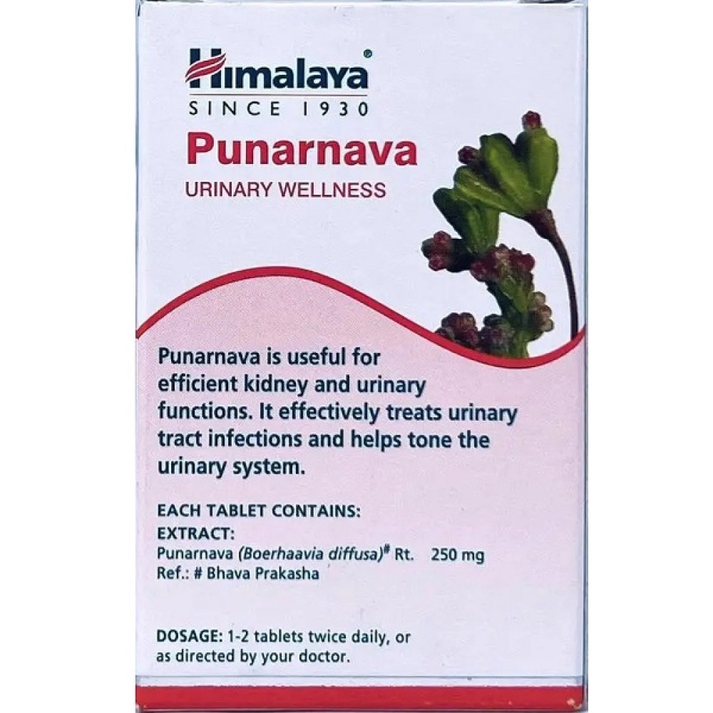 Урологічний препарат Himalaya Punarnava 60 Tabs