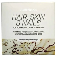 Комплекс для шкіри, волосся, нігтів BioTechUSA Hair, Skin & Nails 54 Caps