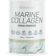 Хондропротектор (для спорту) BioTechUSA Marine Collagen 240 g /20 servings/ Green Tea Lemon