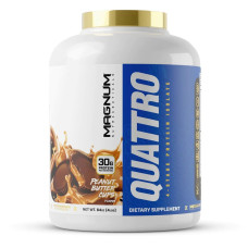 Протеїн Magnum Nutraceuticals Quattro 1813 g /50 servings/ Peanut butter cups