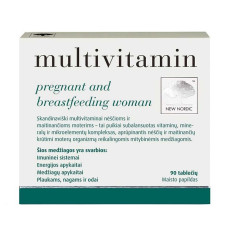 Вітамінно-мінеральний комплекс для жінок New Nordic Multivitamin Pregnant and Breastfeeding Woman 90 Tabs