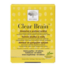 Комплекс для профілактики роботи головного мозку New Nordic Clear Brain 60 Tabs