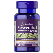 Ресвератрол Puritan's Pride Resveratrol 500 mg 30 Caps