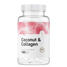 Хондропротектор (для спорту) OstroVit Coconut & Collagen 180 Caps