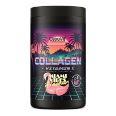 Хондропротектор (для спорту) OstroVit Collagen And Vitamin C 400 g /40 servings/ Miami Vibes