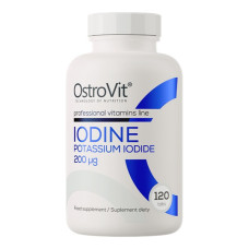 Мікроелемент Йод OstroVit IODINE Potassium Iodide 120 Tabs