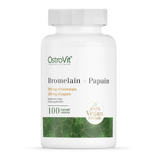 Ензими для спорту OstroVit Bromelain + Papain 100 Caps
