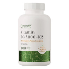 Мультивітаміни для спорту OstroVit Vege Vitamin D3 4000 + K2 100 Tabs