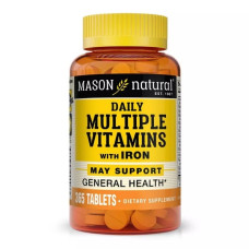 Вітамінно-мінеральний комплекс Mason Natural Daily Multiple Vitamins With Iron 365 Tabs