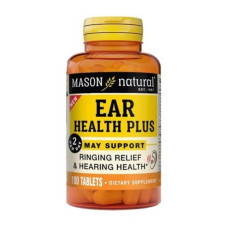 Комплекс для профілактики слуху Mason Natural Ear Health Plus 100 Tabs
