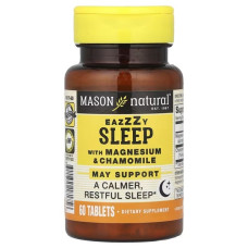 Комплекс для сну Mason Natural Eazzzy sleep with Magnesium & Chamomile 60 Tabs