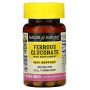 Мікроелемент Залізо Mason Natural Ferrous Gluconate 100 Tabs