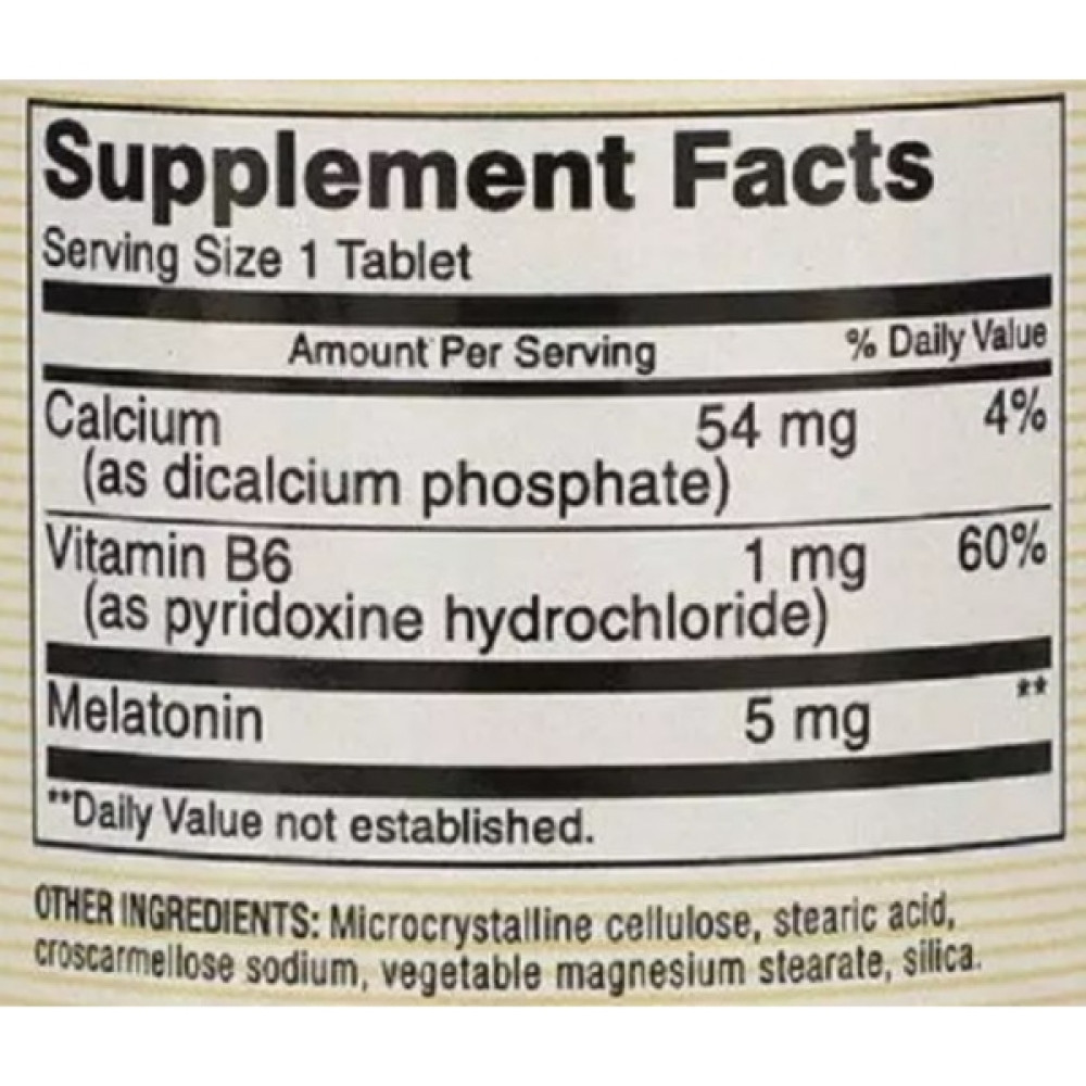 Мелатонін для сну Mason Natural Melatonin 5 mg 60 Tabs