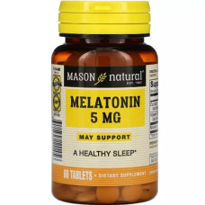 Мелатонін для сну Mason Natural Melatonin 5 mg 60 Tabs