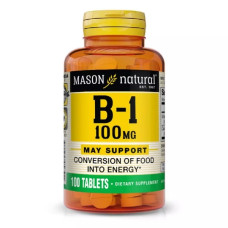 Тіамін Mason Natural Vitamin B1 100 mg 100 Tabs