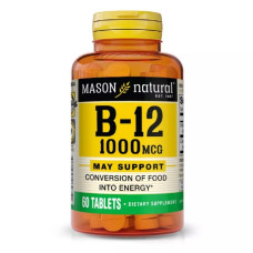 Вітамін Б12 Mason Natural Vitamin B12 1000 mcg 60 Tabs