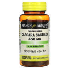 Покращення роботи кишечника Mason Natural Whole Herb Cascara Sagrada 100 Caplets