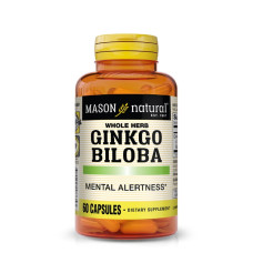 Гінкго Білоба Mason Natural Whole Herb Ginkgo Biloba 60 Caps