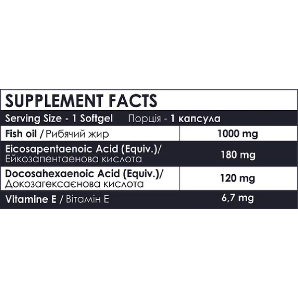 Омега для спорту Powerful Progress Omega-3 Ultra 90 Softgels