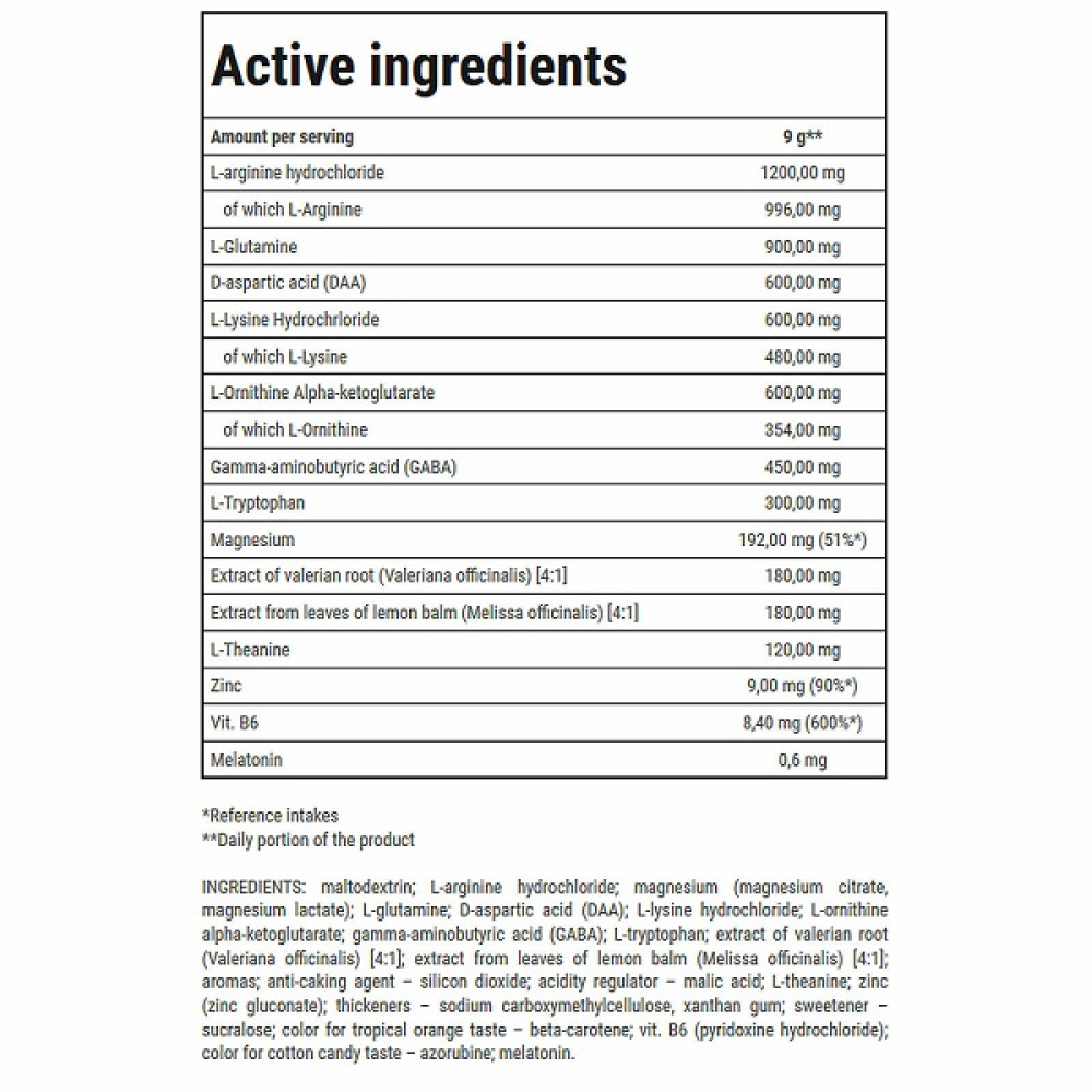 Комплекс для сну Trec Nutrition Sleep-Er 225 g /25 servings/ Tropical Orange