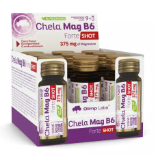 Вітамінно-мінеральний комплекс для спорту Olimp Nutrition Chela-Mag B6 Forte Shot БЛОК СТЕКЛО 9 х 25 ml Cherry Вітамінно-мінеральний комплекс для спорту Olimp Nutrition Chela-Mag B6 Forte Shot БЛОК СТЕКЛО 9 х 25 ml Cherry