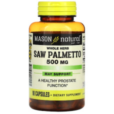 Екстракти ягід сереноа Mason Natural Saw Palmetto 500 mg 90 Caps