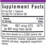 Фолієва кислота Bluebonnet Nutrition Folic Acid 400 mcg 90 Veg Caps