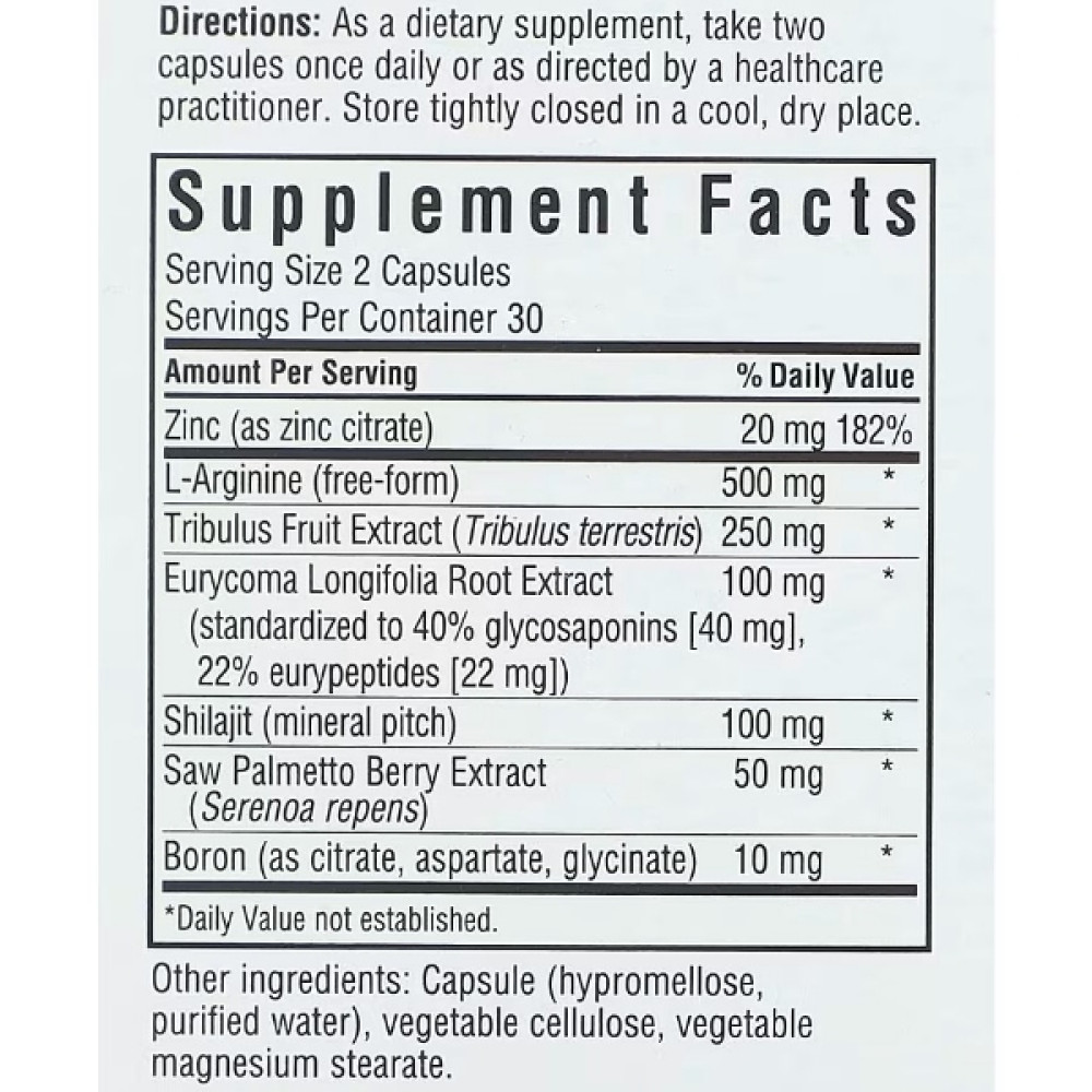 Тестостероновий комплекс Bluebonnet Nutrition Intimate Essentials For Him Testosterone & Libido Boost 60 Veg Caps