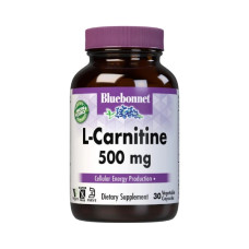 Карнітін Bluebonnet Nutrition L-Carnitine 500 mg 30 Veg Caps