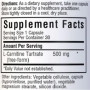 Карнітін Bluebonnet Nutrition L-Carnitine 500 mg 30 Veg Caps