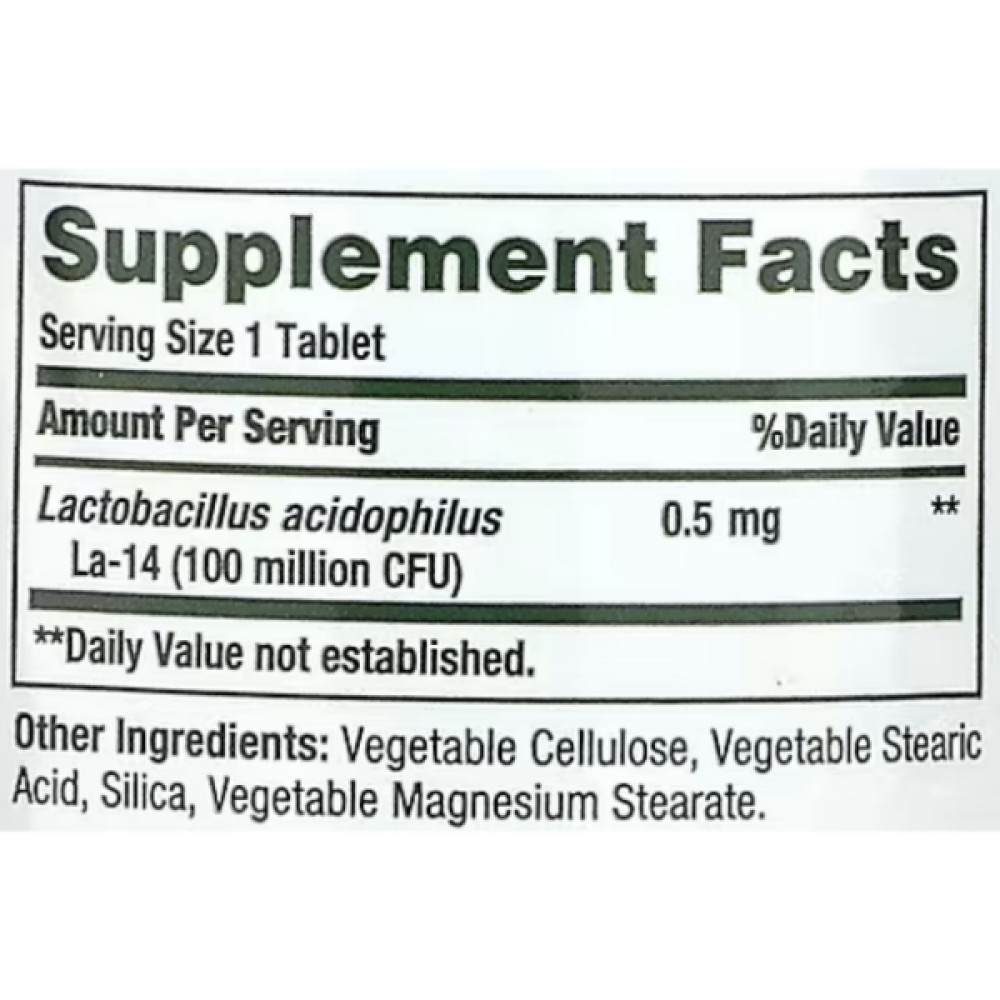 Пробіотик Nature's Bounty Acidophilus Probiotic 120 Tabs